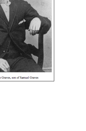 Text Box:  

Lucius Smith Graves, son of Samuel Graves
