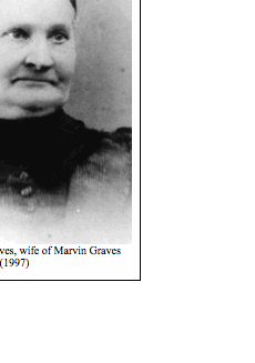 Text Box:  
Marietta Killom Graves, wife of Marvin Graves (1997)
