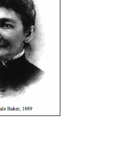 Text Box:  
Mary Hinsdale Baker, 1889

